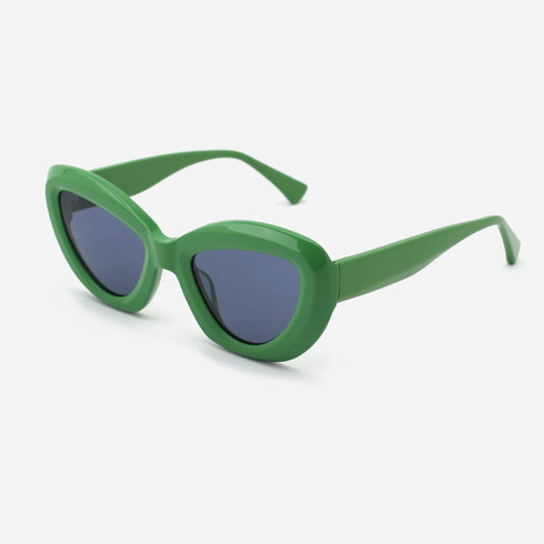 Butterfly-shaped with 3D effect Acetate Female Sunglasses  22A8074